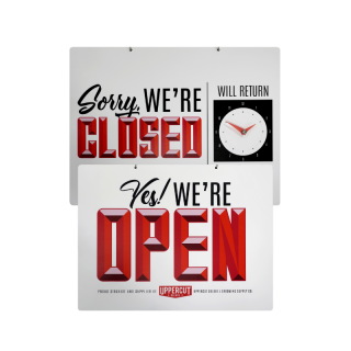 Panneau Open Close Sign 2025 Uppercut