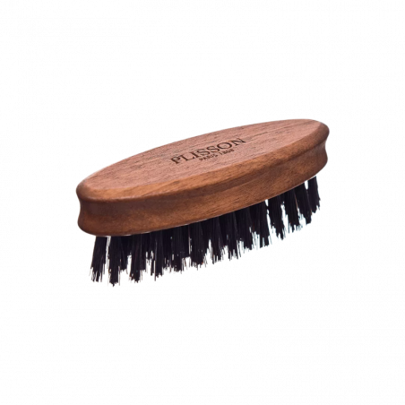 Brosse à barbe en bois de noyer et poils de sanglier