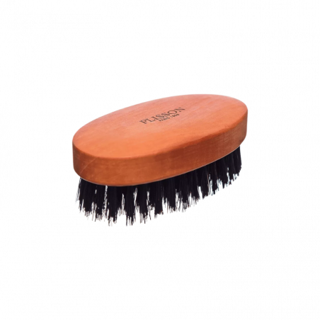 Brosse à barbe en bois de poirier et poils de sanglier