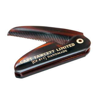 Peigne de Poche Pliant à Moustache – Captain Fawcett [CF.87T]