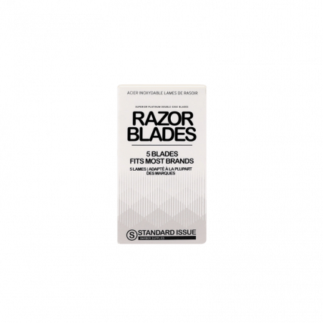 Lames de rasoir double tranchant platine | Standard Issue