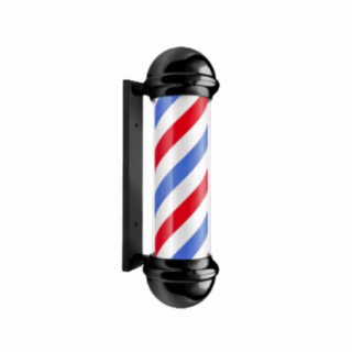 Enseigne pour salon barber pole - Black 70cm - BARBURYS