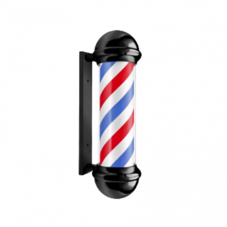 Enseigne pour salon barber pole - Black 70cm - BARBURYS