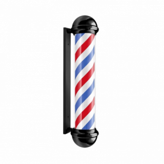 Enseigne pour salon barber pole - Black 96cm - BARBURYS