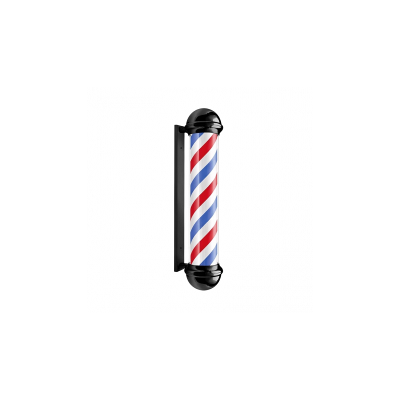 Enseigne pour salon barber pole - Black 96cm - BARBURYS