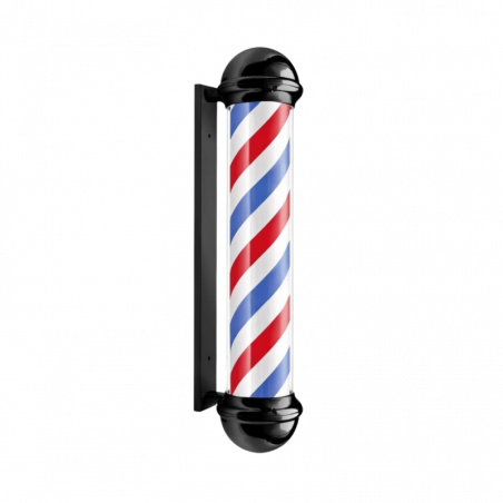 Enseigne pour salon barber pole - Black 96cm - BARBURYS
