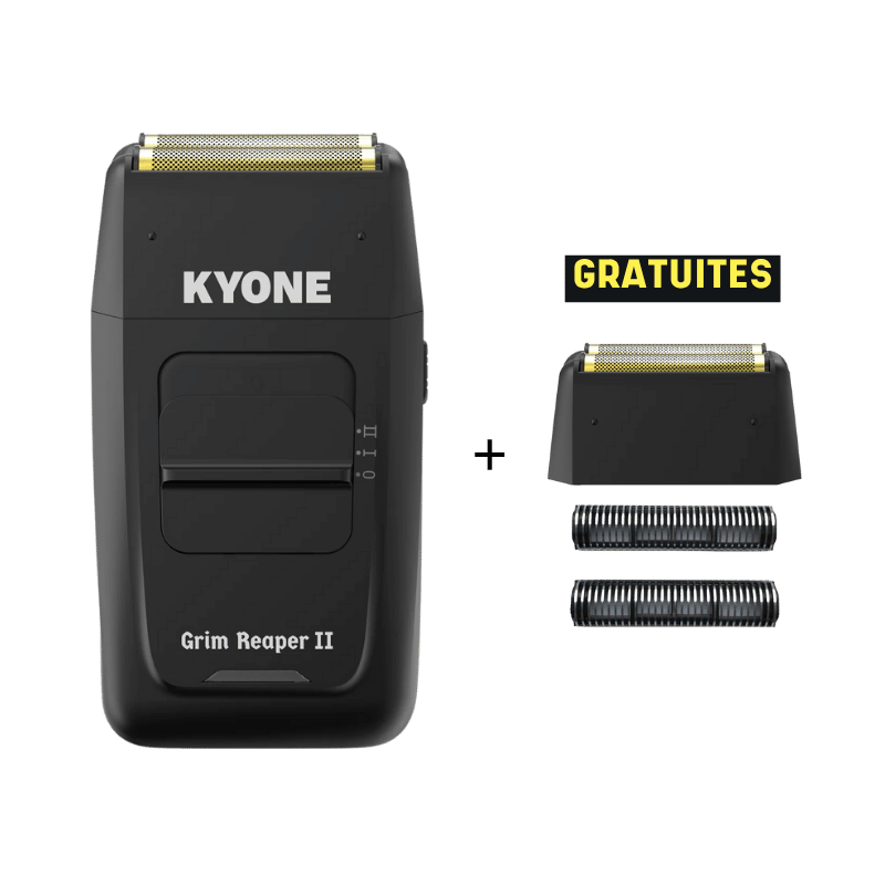 Shaver Grim Reaper II Dual Foil + Silver Reaper Cutters & Foil Set