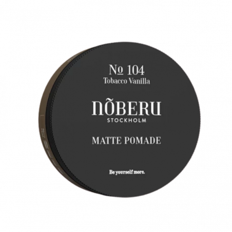 Pommade Matte Tabac Vanille | Tenue naturelle & parfum chic – O’Barbershop
