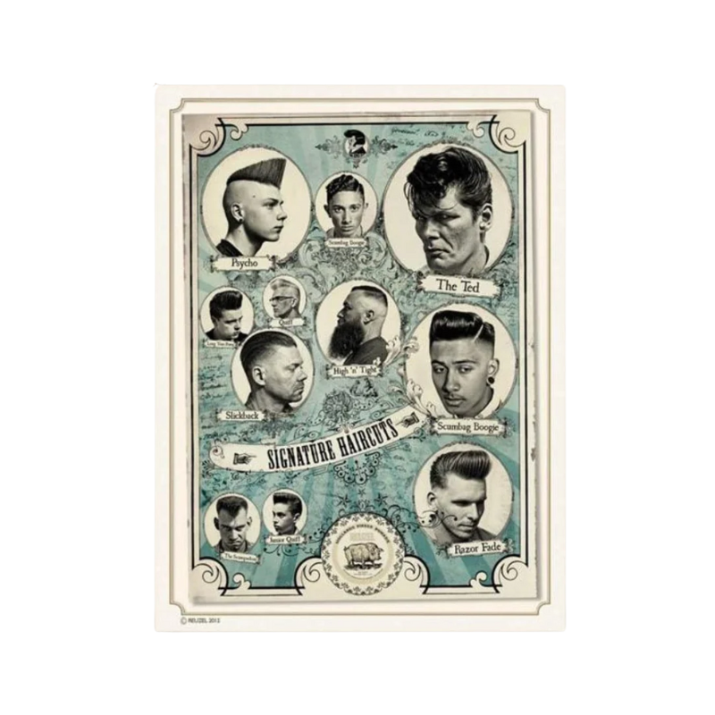 Signature Haircuts Poster 20" x 28"