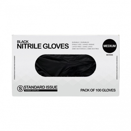 Gants en nitrile noir