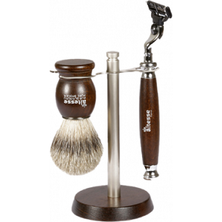 Set rasage : Support, Blaireau et Rasoir