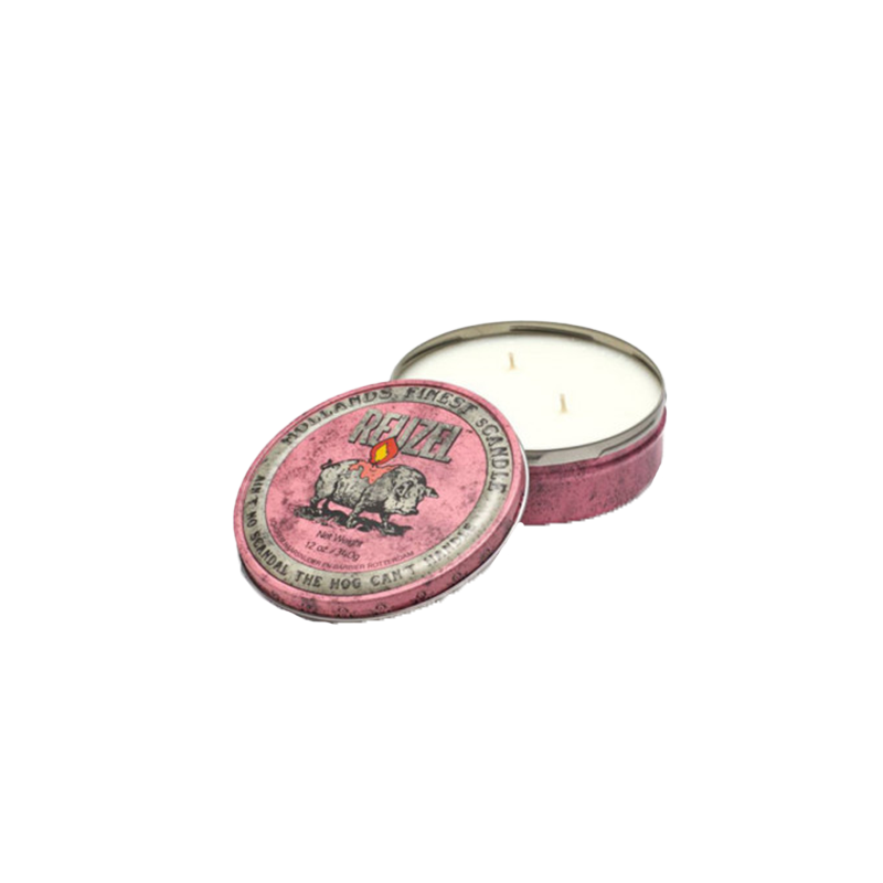 Coffret Bougie Pink Hog & Savon | Cadeau original & parfumé – O’Barbershop