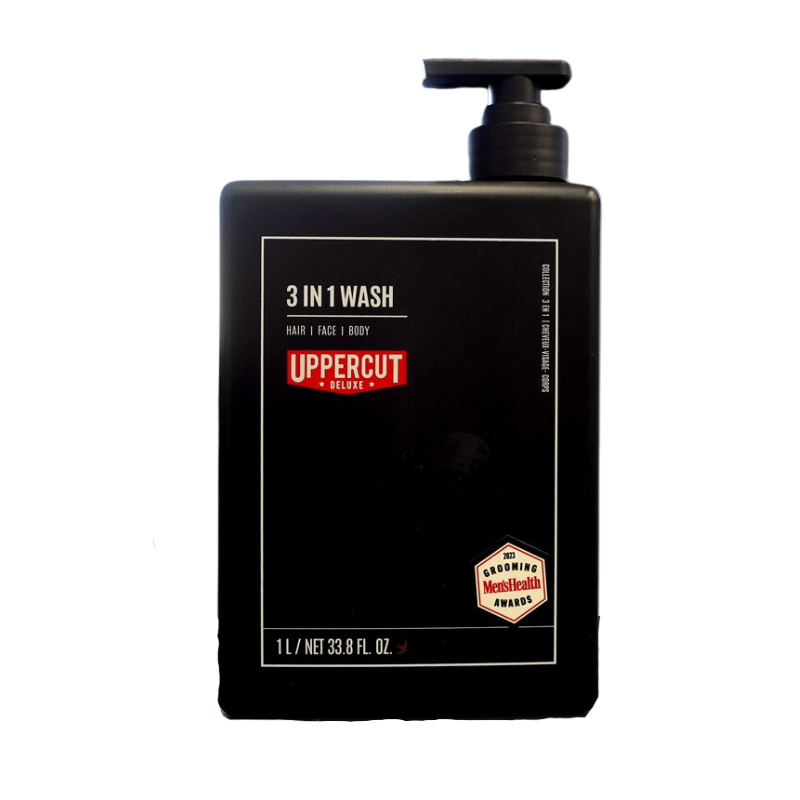 Uppercut 3 en 1 Wash | Cheveux, barbe & corps – O’Barbershop
