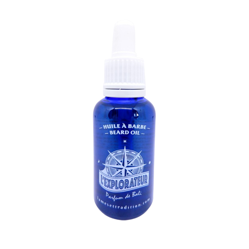 Huile Barbe L’Explorateur | Aventure & Fraîcheur – O’Barbershop