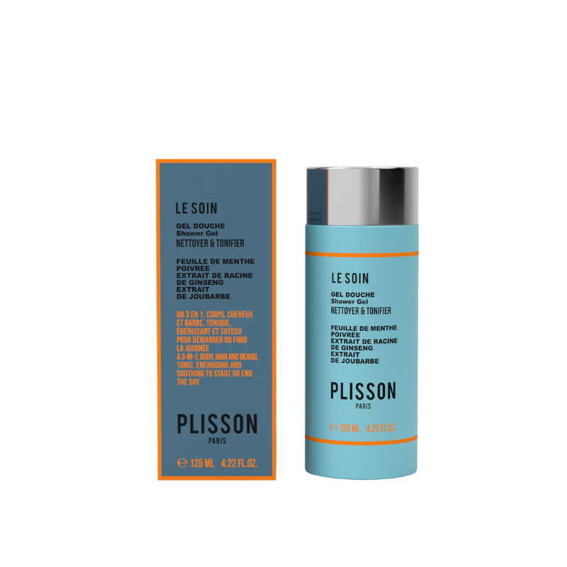 Gel Douche 3-en-1 Plisson | Corps, Cheveux & Barbe – O’Barbershop