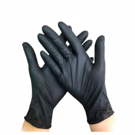 Gants Nitrile Noirs | Protection Barber Haut Niveau – O’Barbershop