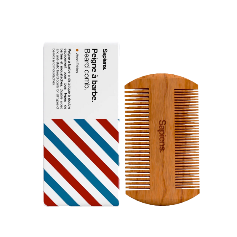 Peigne à Barbe en Bois | Démêlage doux & naturel – O’Barbershop
