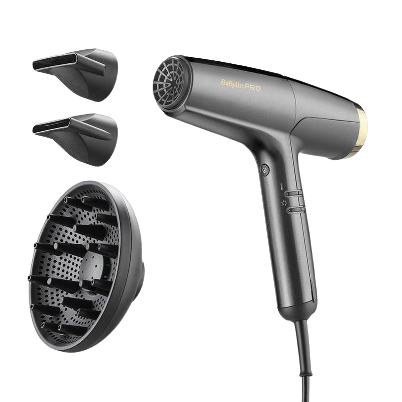 Sèche-cheveux Falco Or | Technologie ionique Babyliss – O’Barbershop