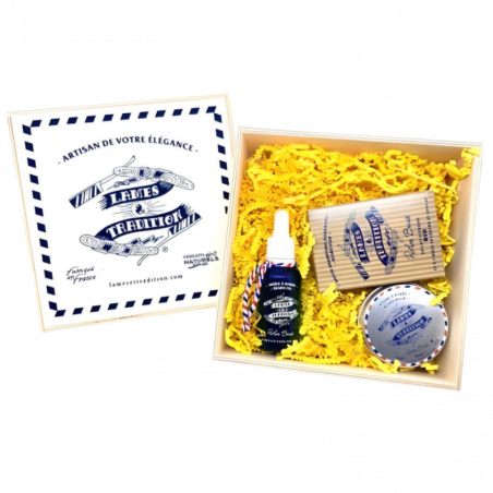 Coffret Barbe Parfum Boisé | Soin complet & senteur intense – O’Barbershop