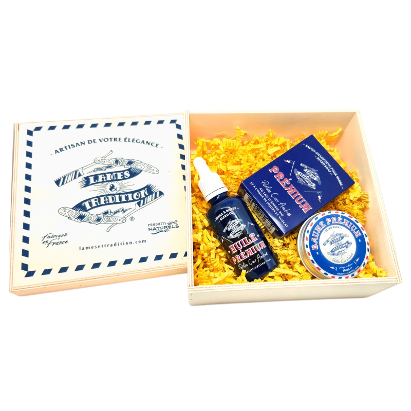 Coffret Barbe Premium | Routine complète & soin haut de gamme – O’Barbershop