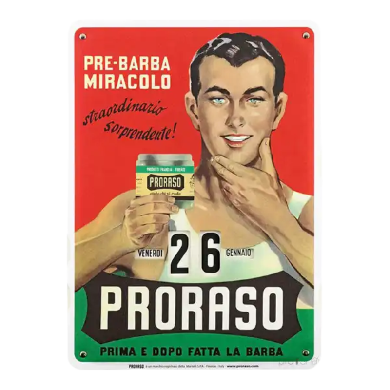 Calendrier perpétuel Proraso