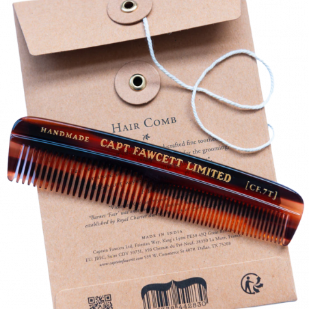 Peigne CF7T Captain Fawcett | Élégance & Soin de la Barbe – O’Barbershop