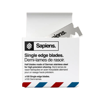 Pack de 100 Lames de Rasoir Sapiens - Single Edge